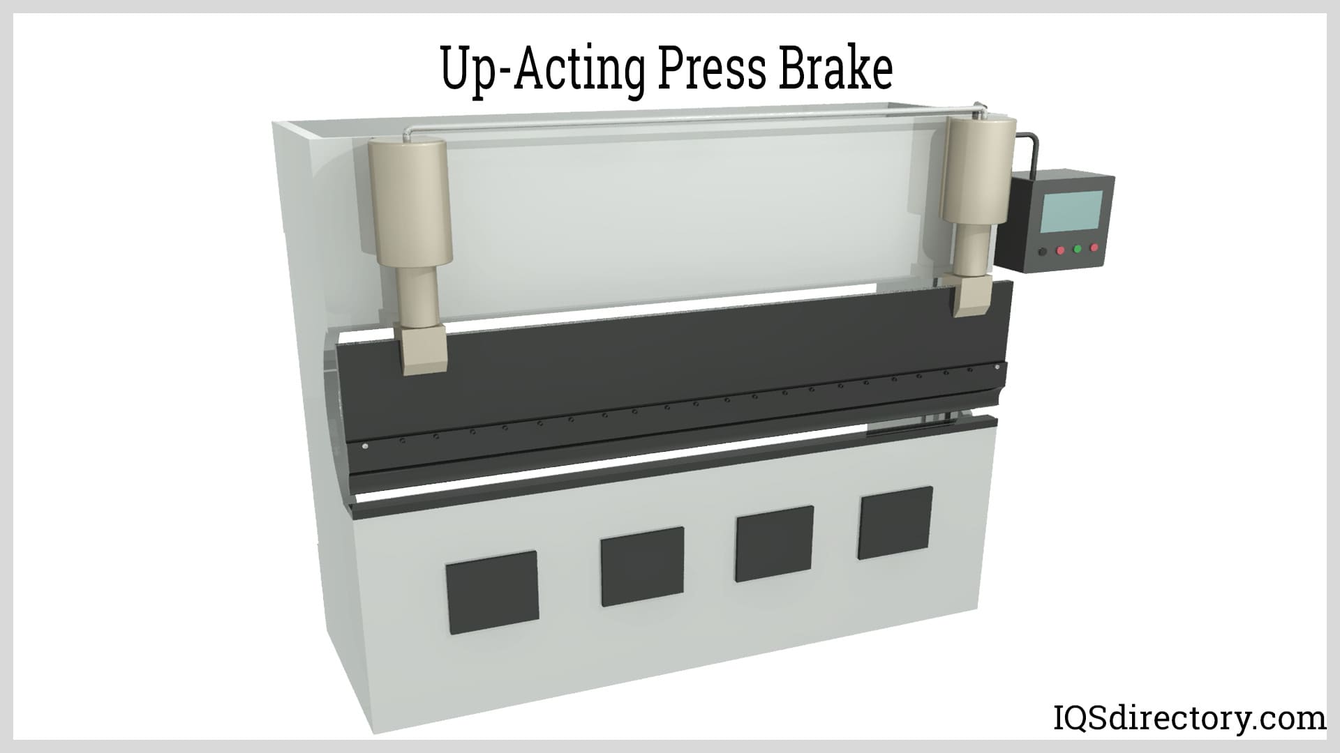 up acting press brake