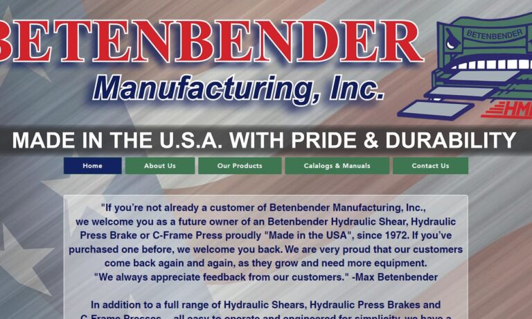 Betenbender Manufacturing, Inc.