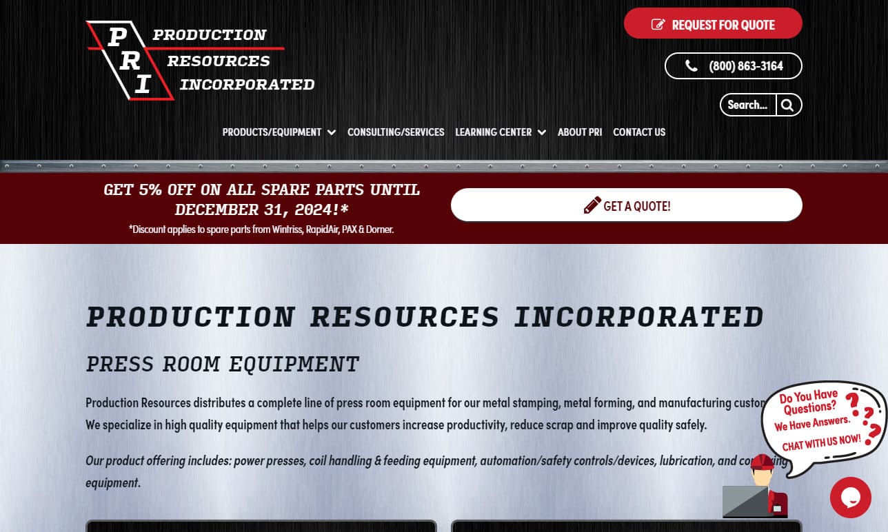 Production Resources, Inc.